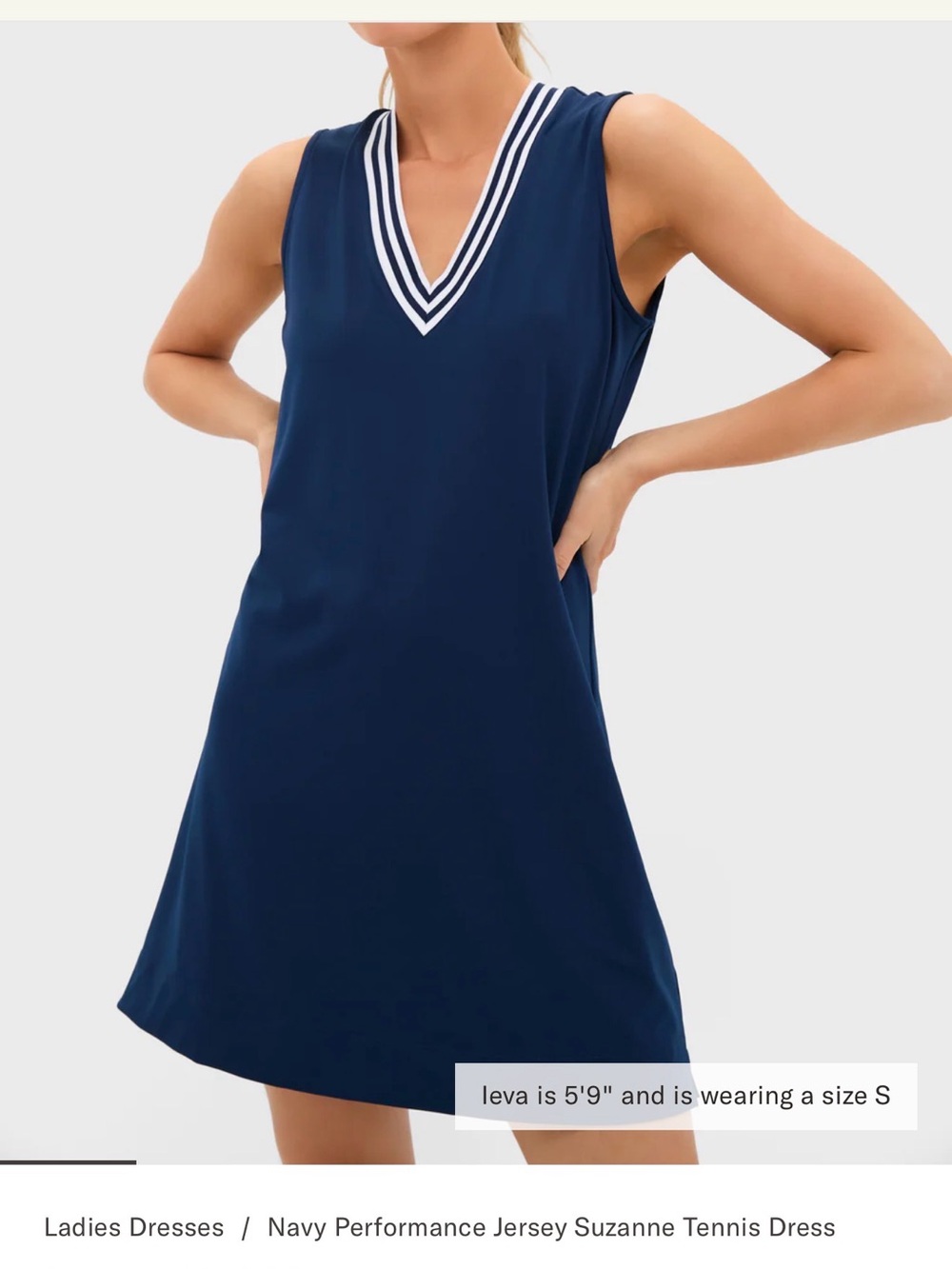 Tuckernuck Sport Navy Tennis Dress - Picture 3 of 3